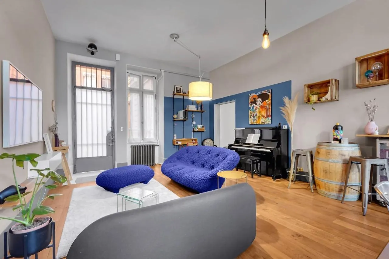 Bleu Du Maine - Elegant T3 Avec Terrasse Apartment Toulouse